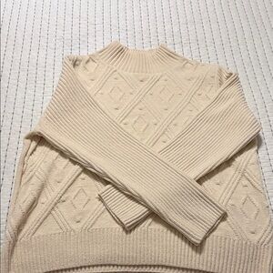 Cynthia Rowley Ivory Knit Sweater